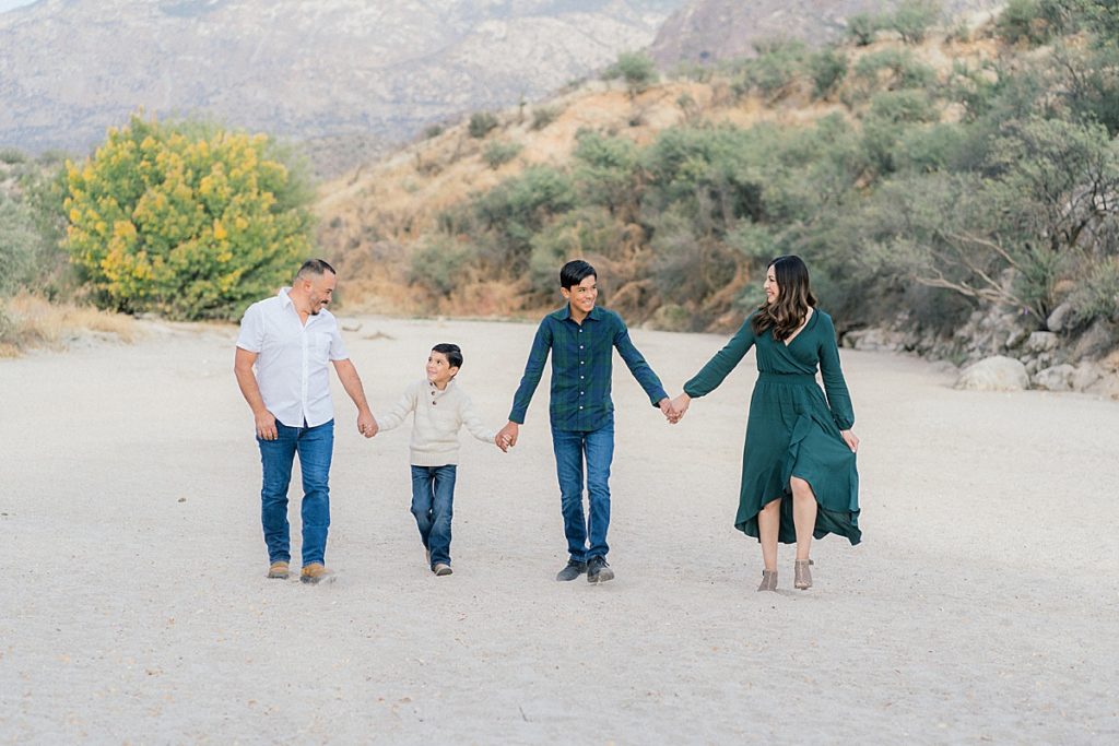 family photography in catalina state park