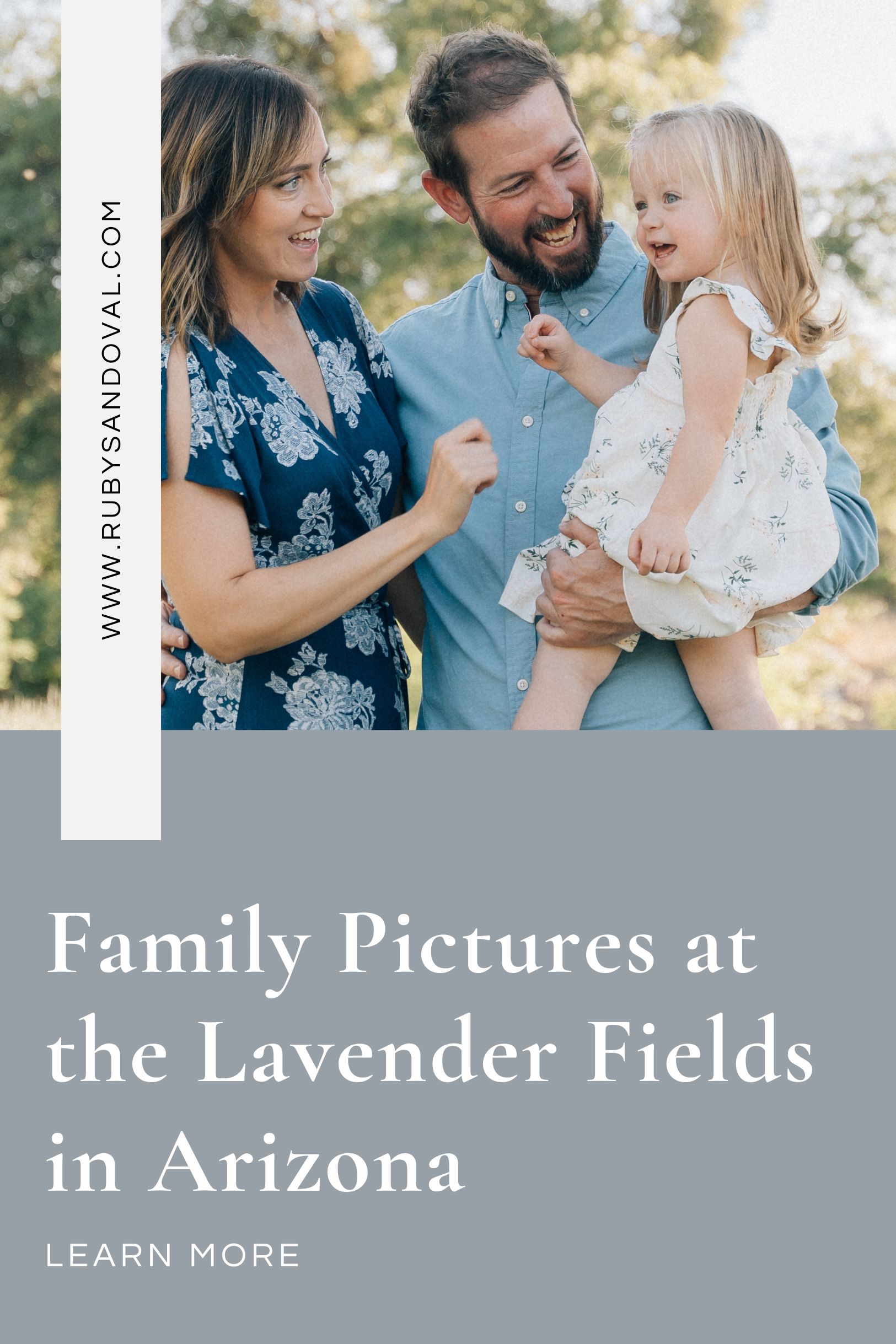 Pin for family pictures in the lavender fields.