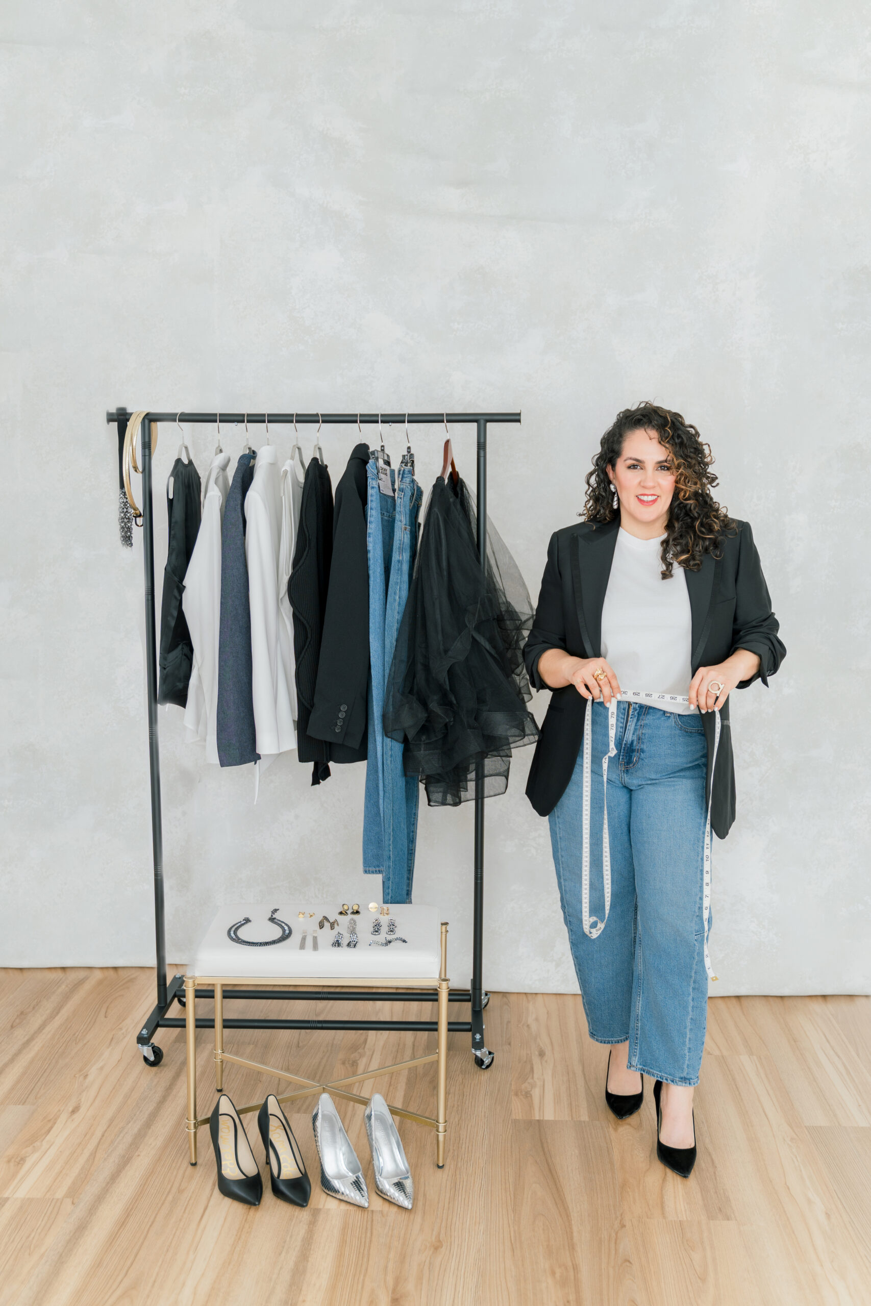 Fashion designer and stylist during a branding session in Tucson, AZ